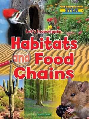 cover image of Let's Investigate Habitats and Food Chains